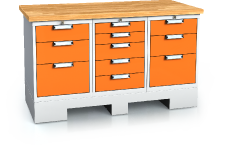 Standardausführung alpede UNI - Platten - Container - Robustes Palettengestell 880 x 1500 x 700